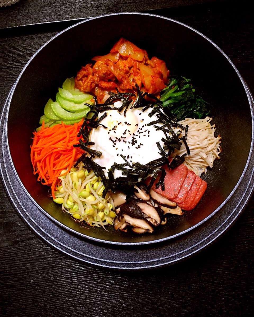 sunny萍安做的韩国石锅拌饭