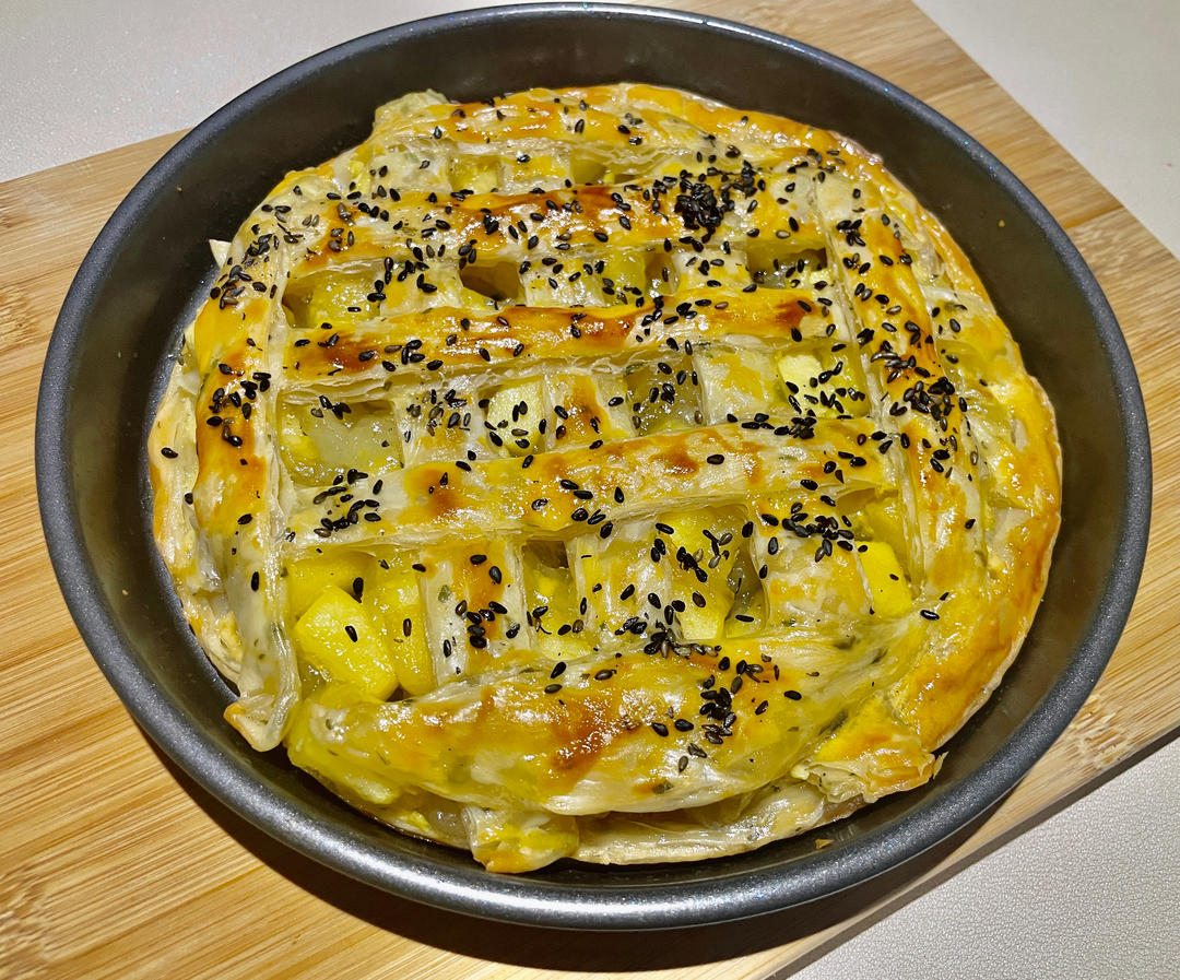 简易快手苹果派