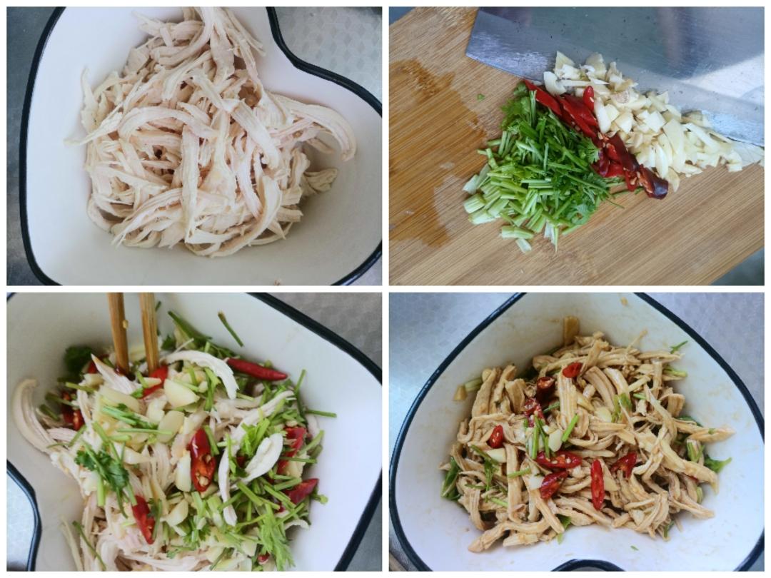 凉拌鸡胸脯肉