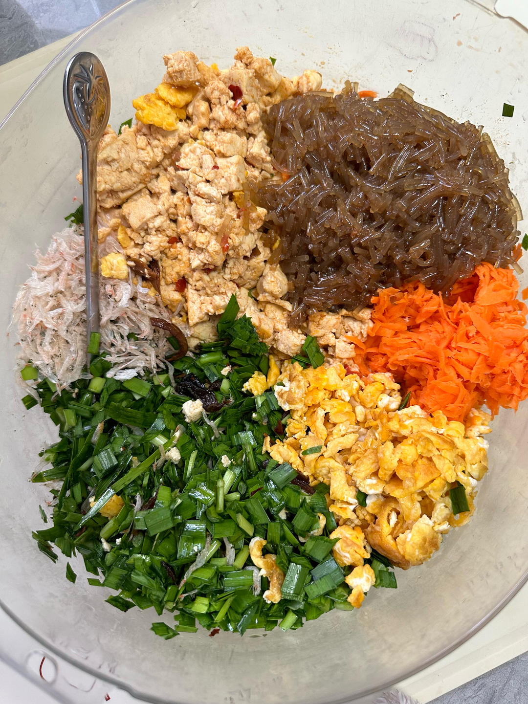 韭菜豆腐粉条包子
