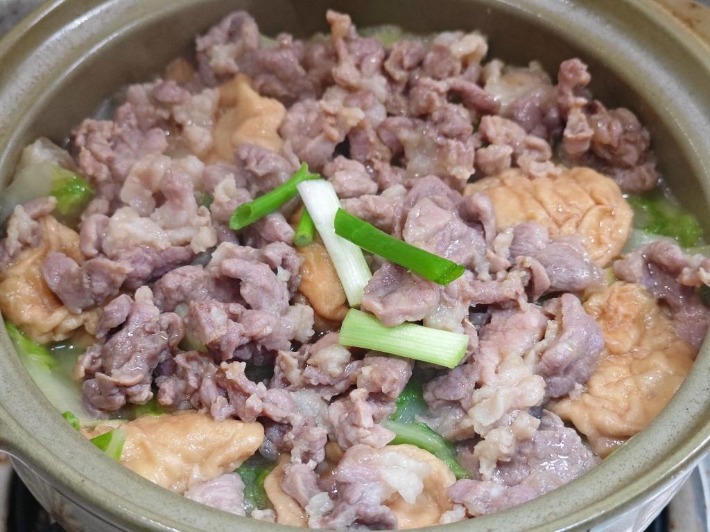 白菜腐竹煲