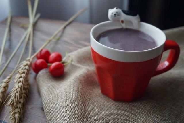 紫米薏仁黑豆浆的做法