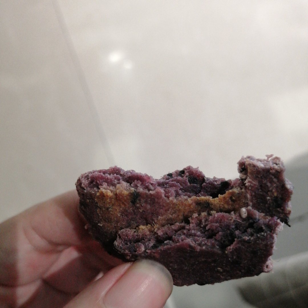 减脂代餐紫薯燕麦饼