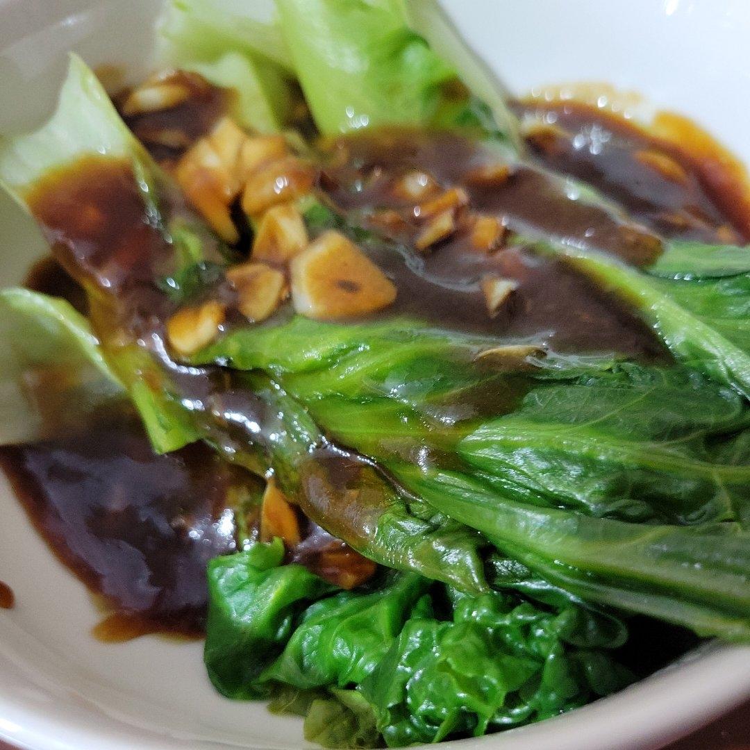 3分钟就能搞定的蚝油菜心，清爽可口，减肥减脂，好吃不怕胖！