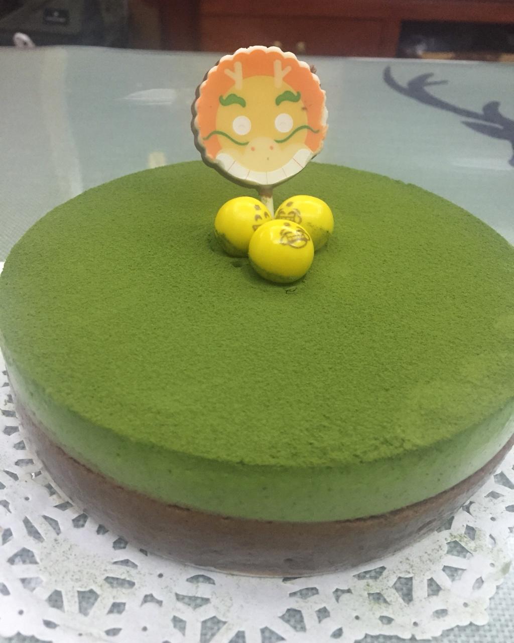 巧克力抹茶慕斯蛋糕