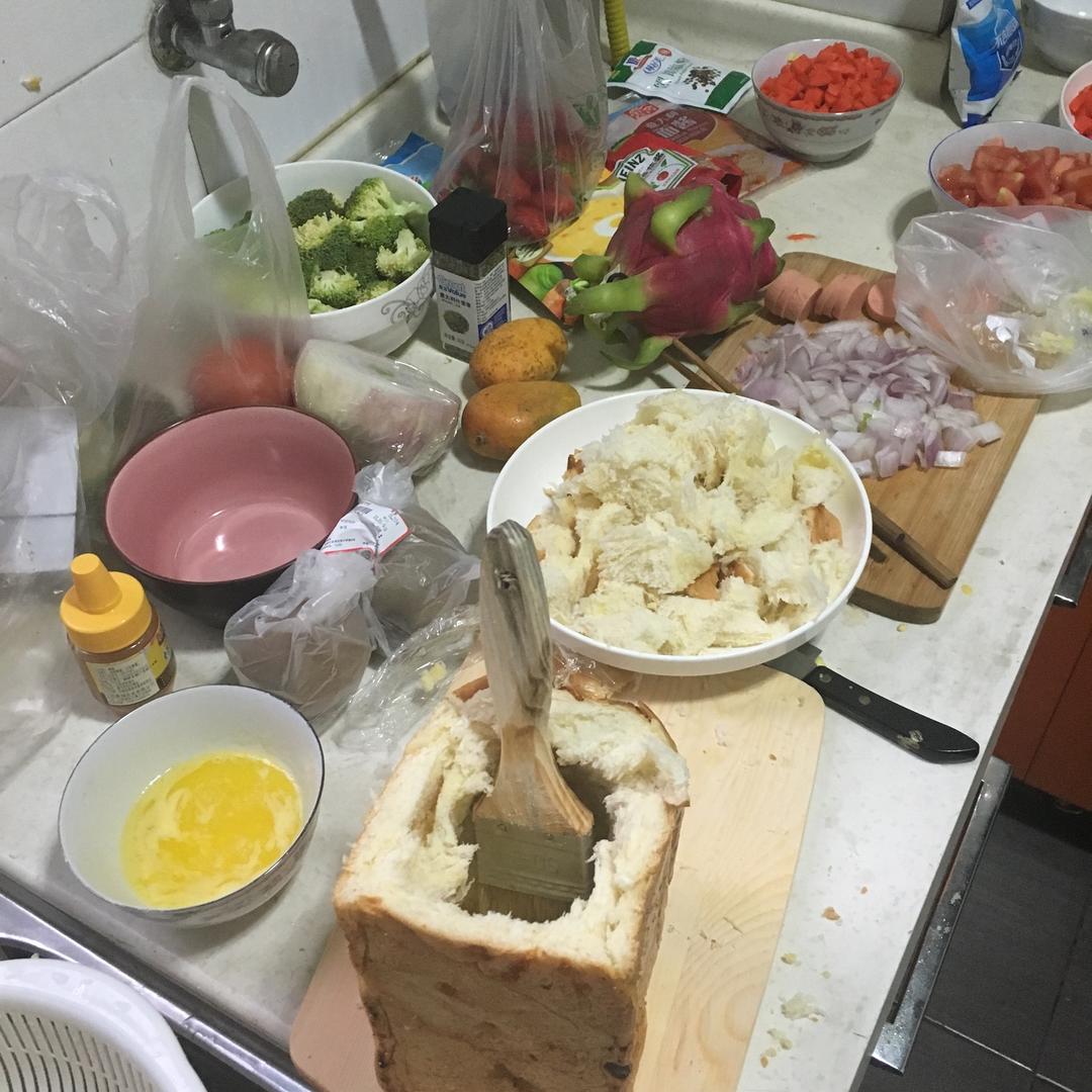 纯奶手撕吐司的做法 步骤1