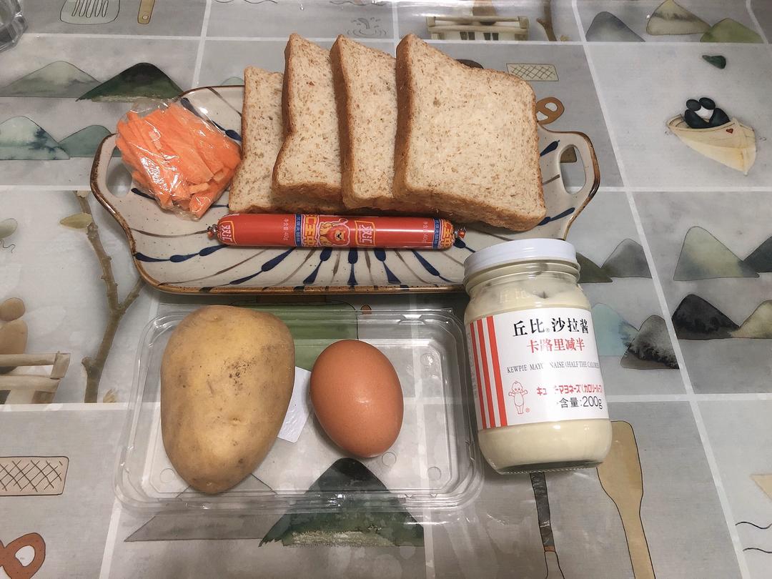 纯奶手撕吐司的做法 步骤1