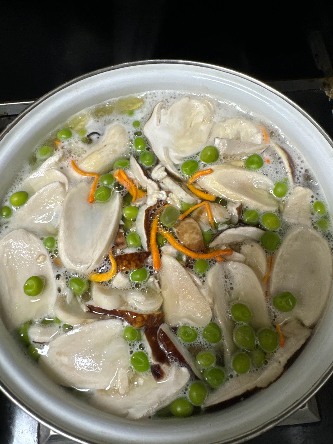 松茸豆腐羹