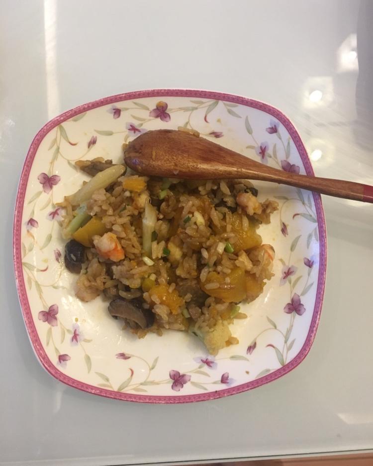 美味到不行的南瓜饭