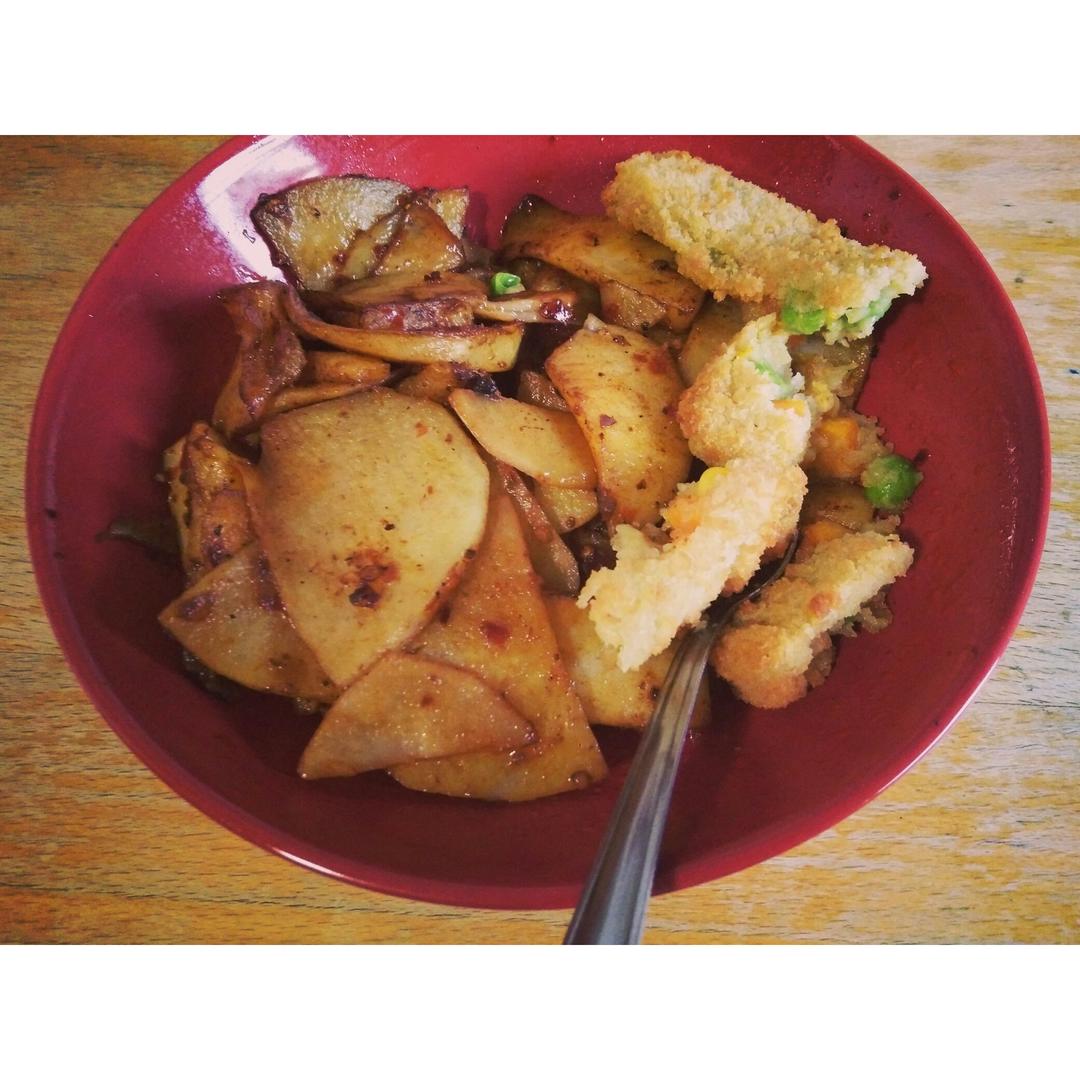 干锅土豆片