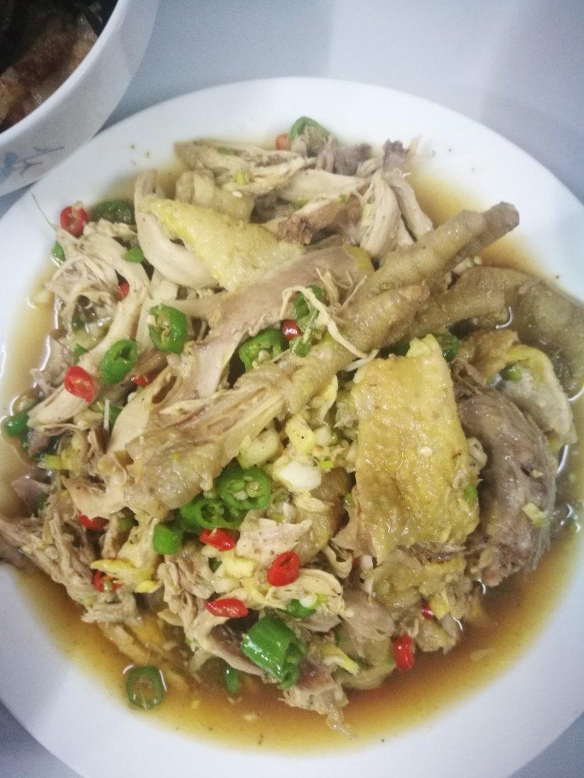 椒麻鸡+鸡汤什锦