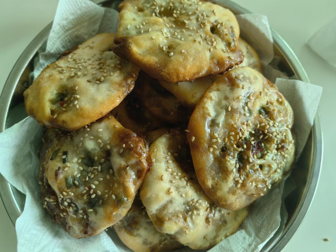 又香又脆的鲜肉光饼（烤箱版烧饼）