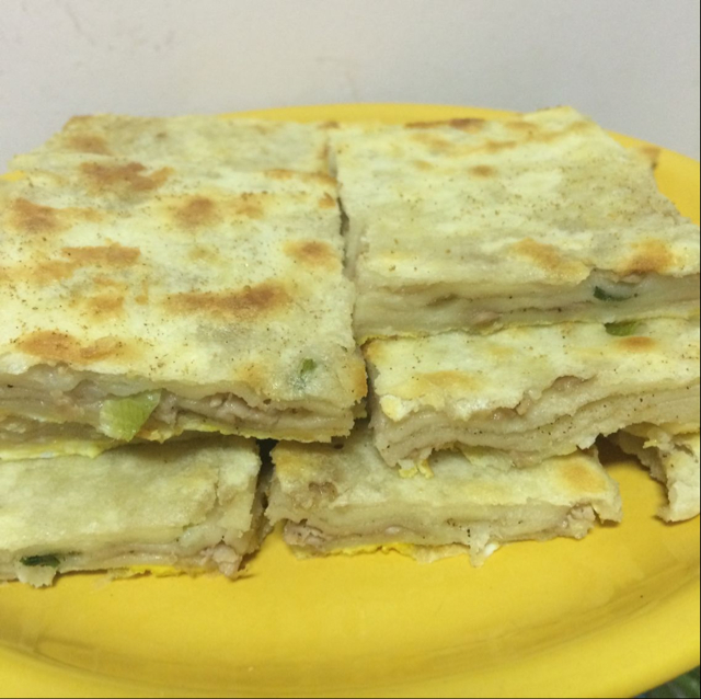 可能是最好吃系列--鸡蛋葱油饼