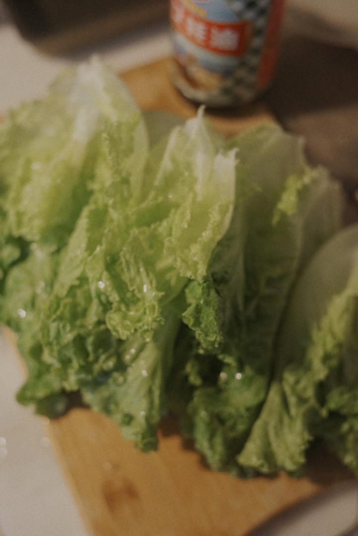 超级好吃低脂低热量的～蚝油生菜
