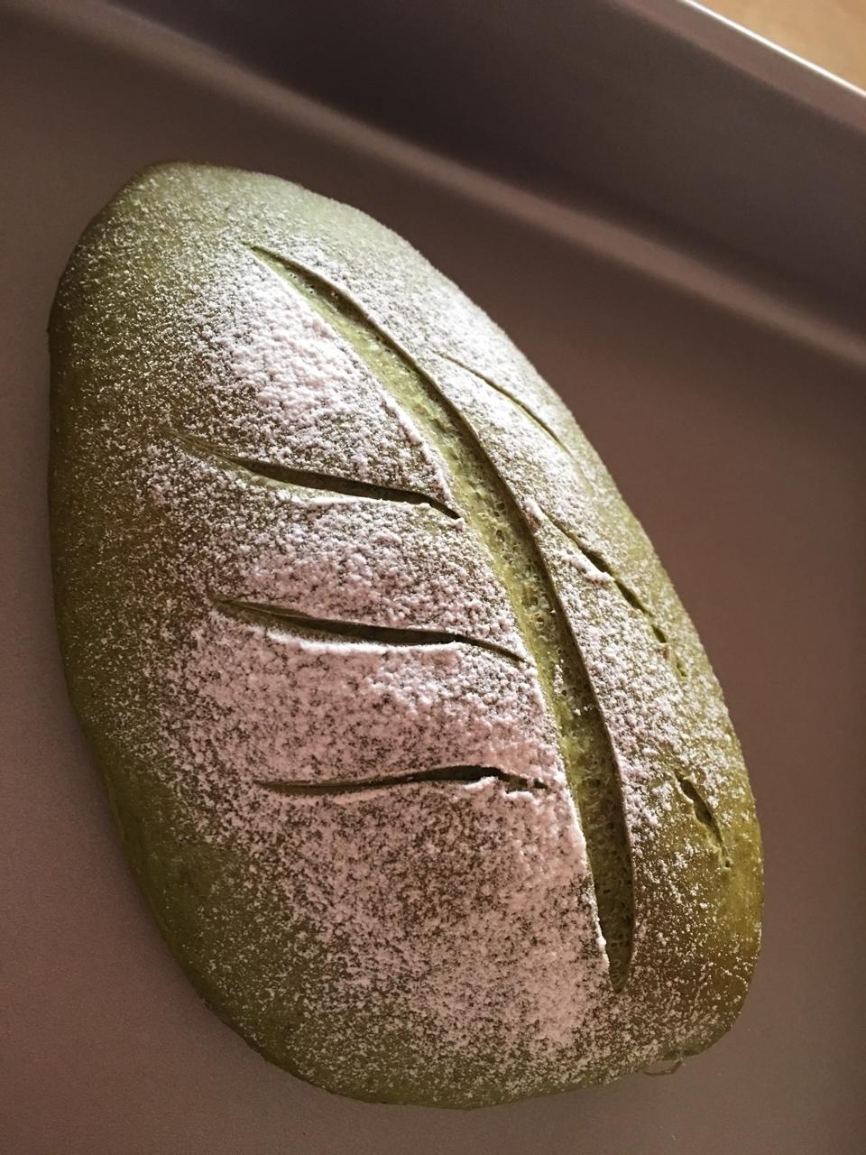 比原麦山丘还好吃的【抹茶麻薯古早味面包】肉松红豆沙