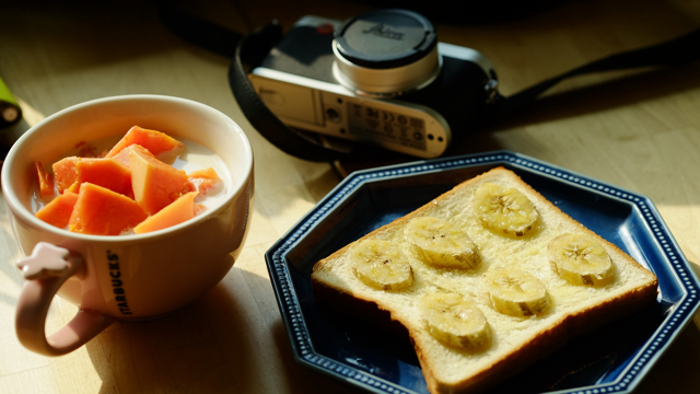 香蕉烤吐司