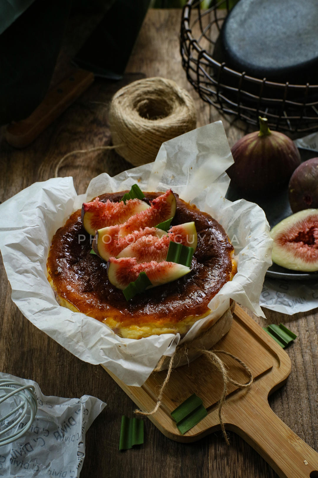 芋泥巴斯克蛋糕