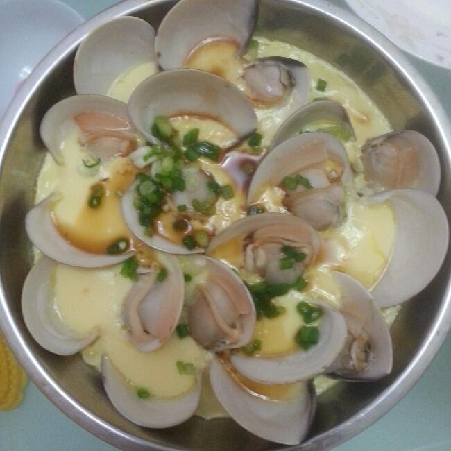 蛤蜊炖蛋的做法