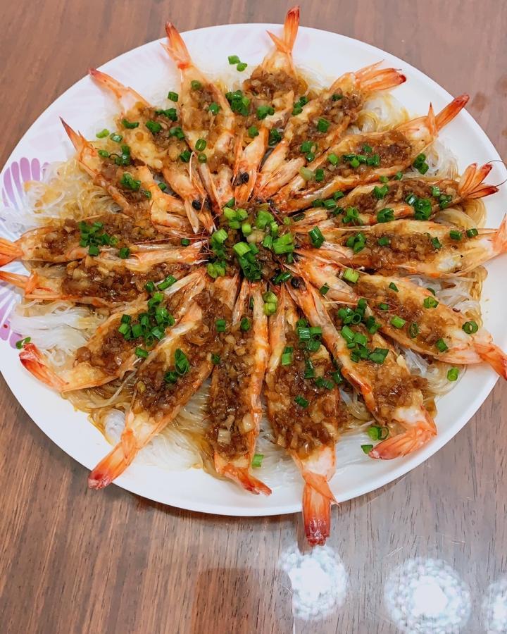 蒜蓉粉丝蒸虾