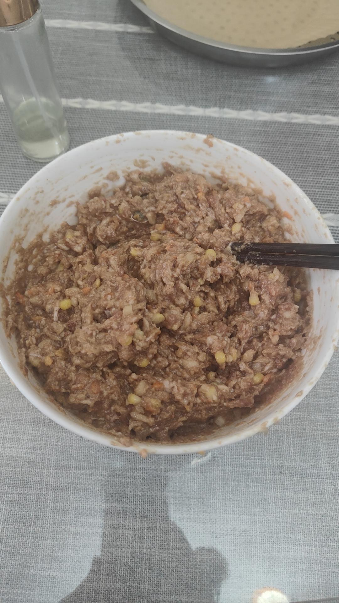 玉米虾仁猪肉馅（含饺子冷冻方法）