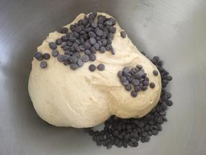 低卡烘焙——一次发酵 | 巧克力豆小餐包的做法 步骤3