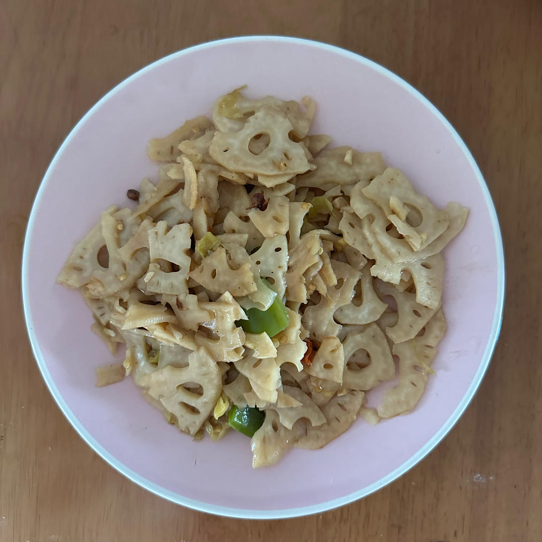 泡椒炒藕丁（下饭一绝）