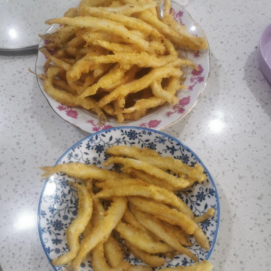 炸银鱼