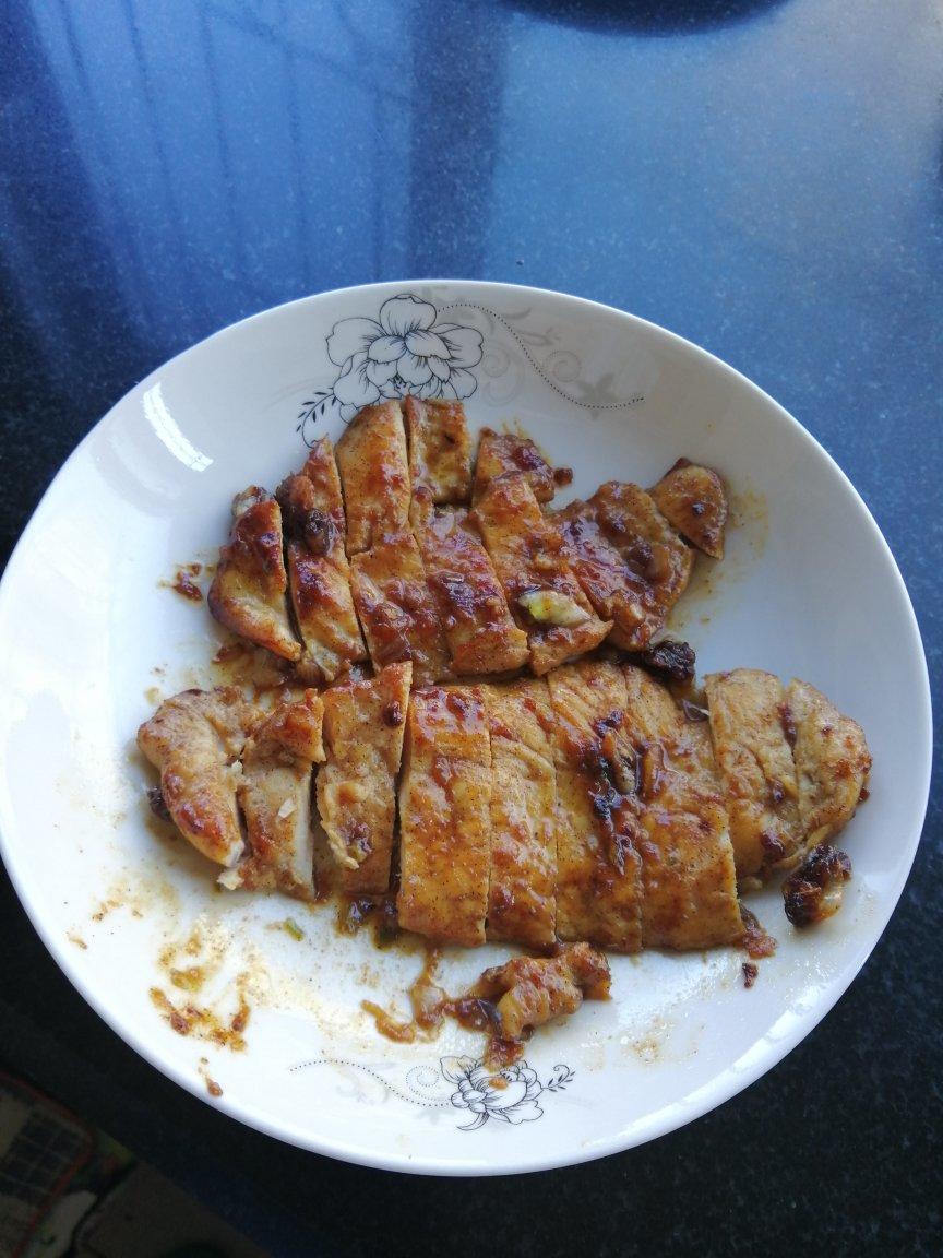 香煎鸡胸肉(蜂蜜蒜香)
