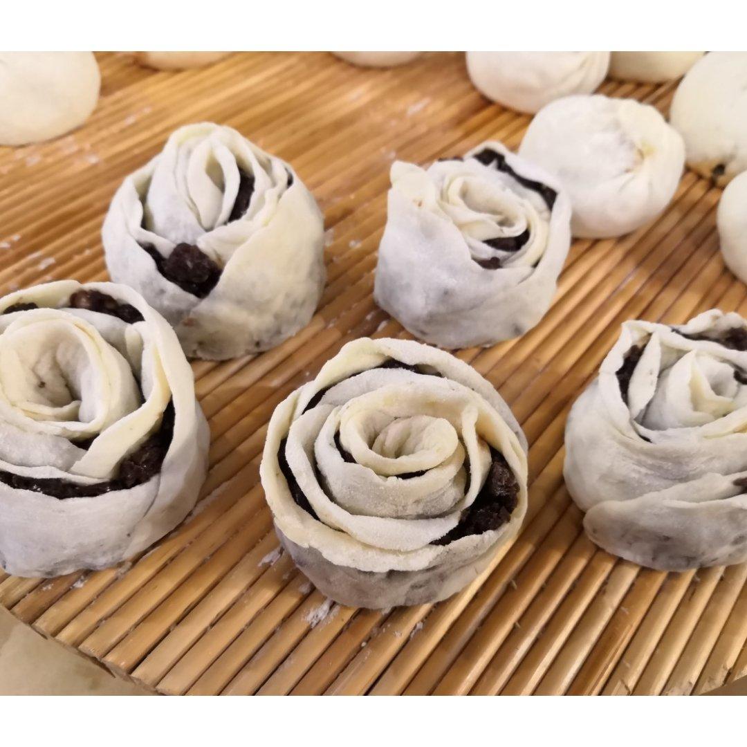 玫瑰花馒头