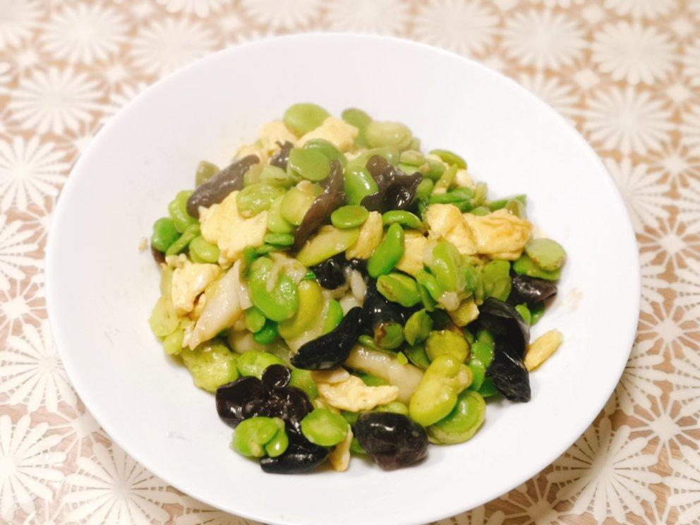 【蚕豆炒鸡蛋】简单的快手家常菜