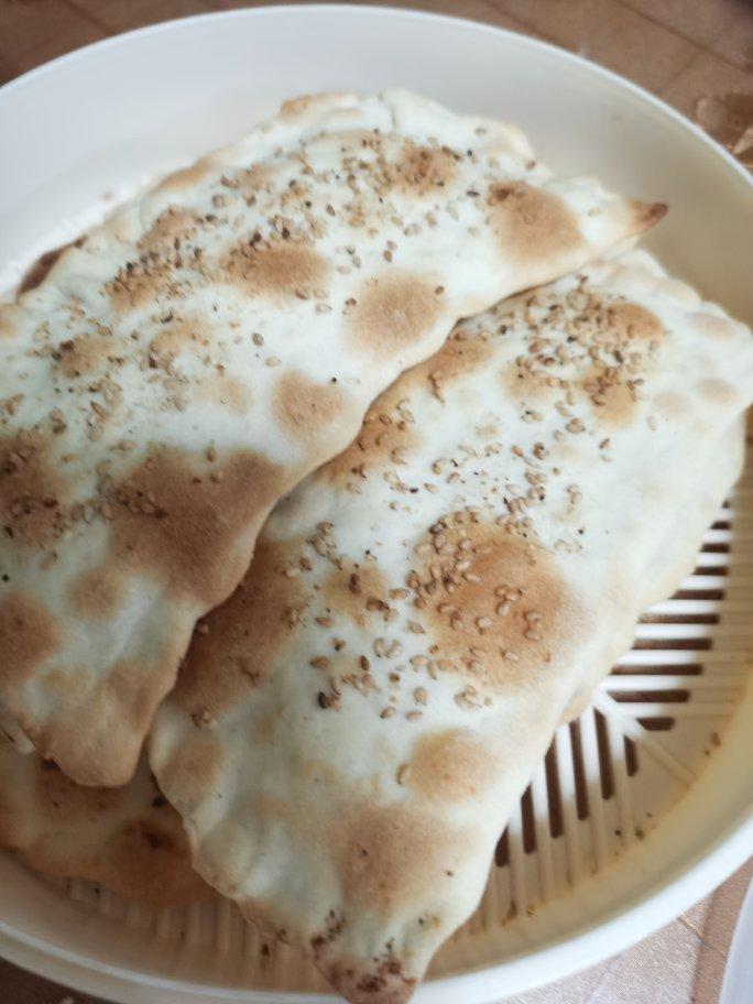 不用油烙的空心烧饼