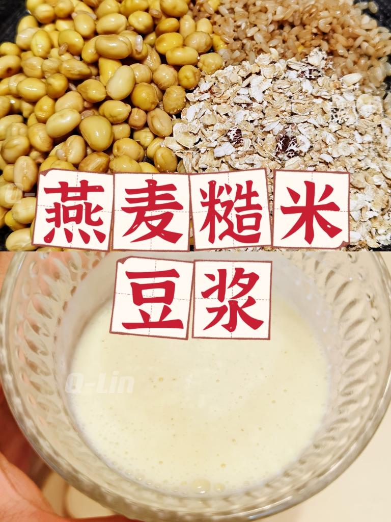 燕麦糙米豆浆（瘦身排毒）的做法