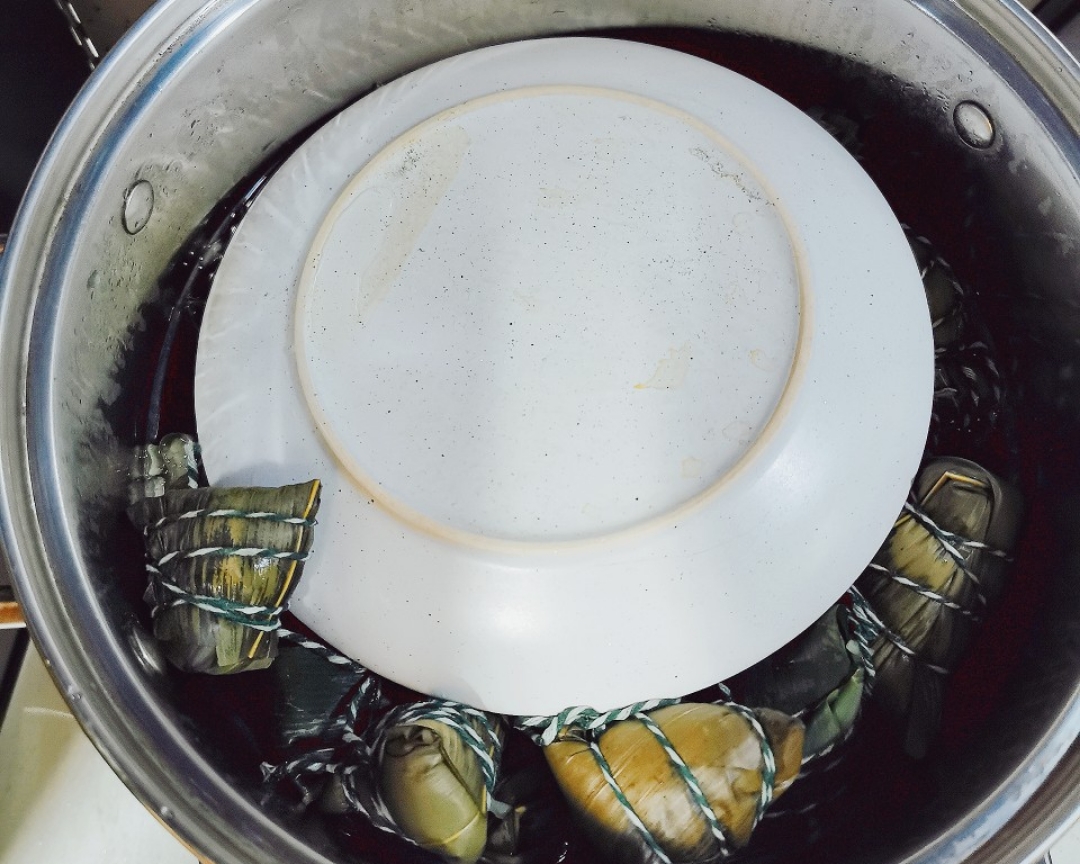 桂花绿豆甜粽！超清新适合夏季的冷吃粽的做法 步骤5