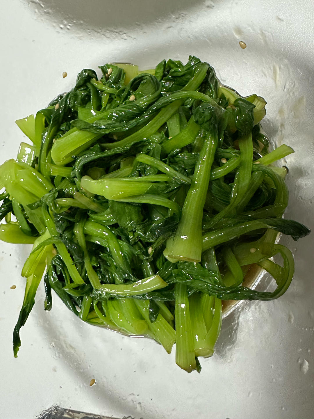 鸡毛菜的最佳打开方式：白灼鸡毛菜