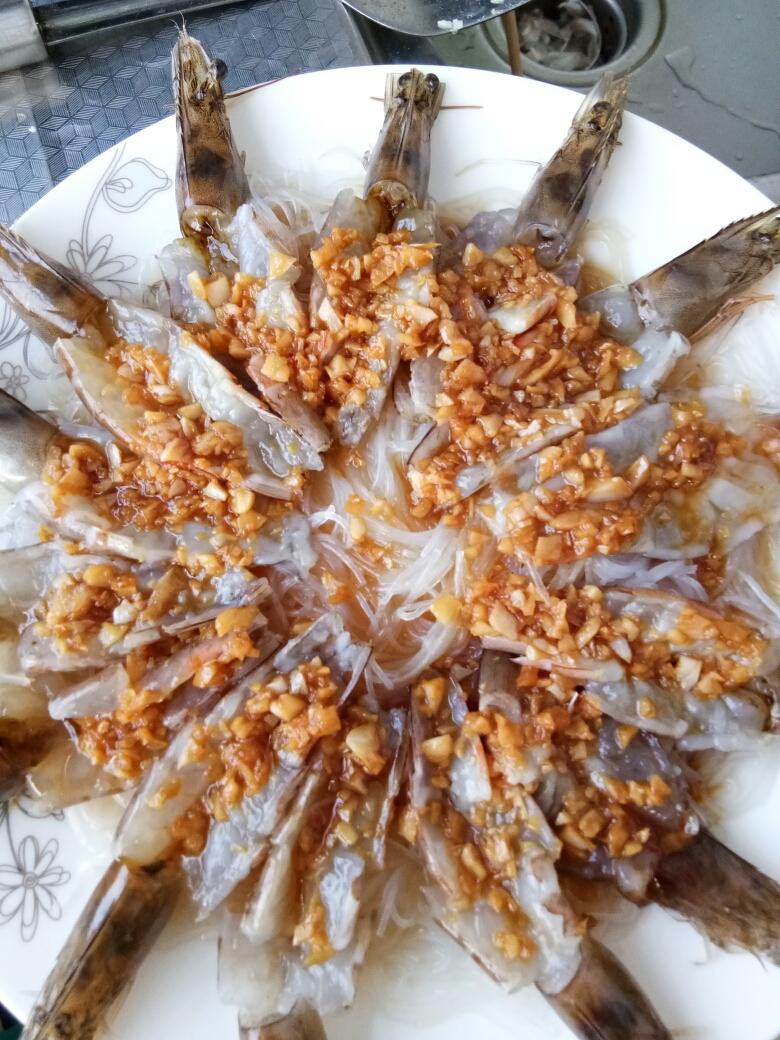 蒜蓉粉丝开背虾