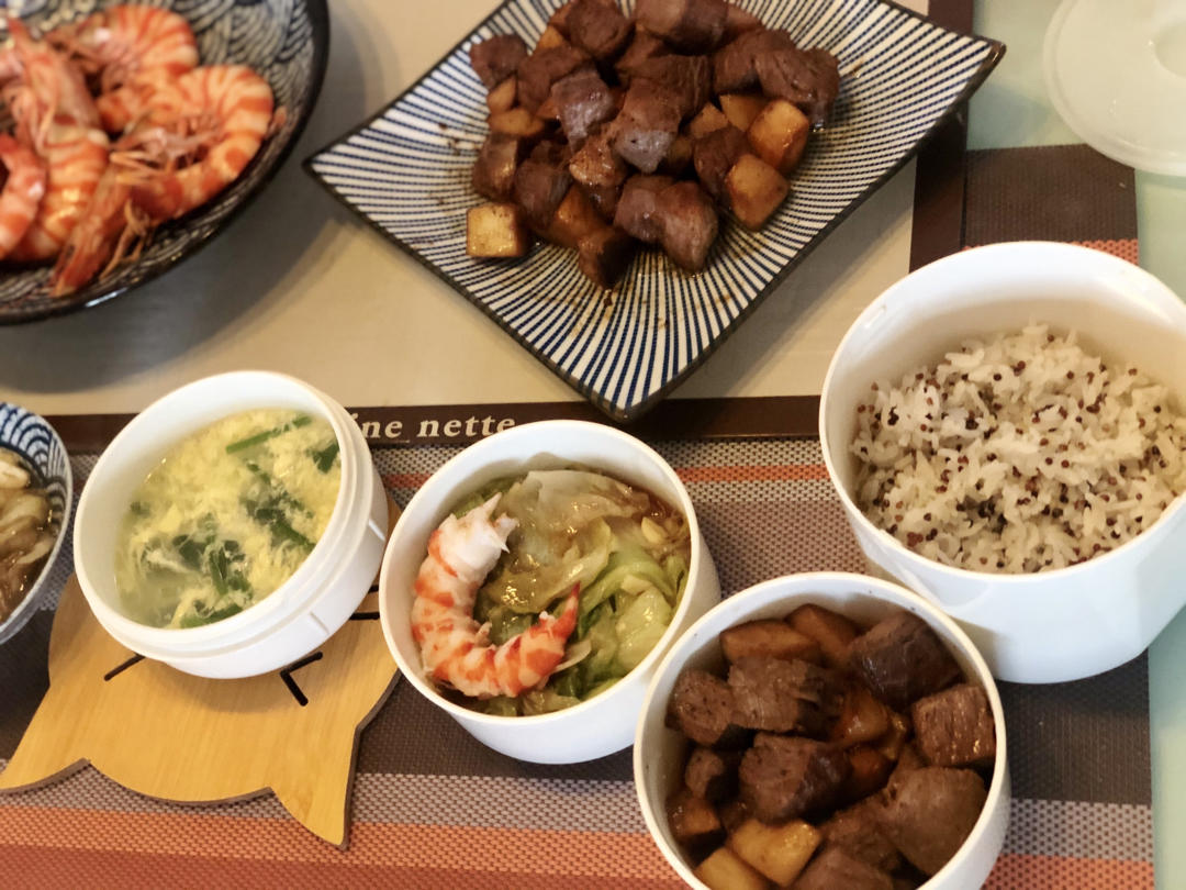 黑胡椒杏鲍菇牛肉粒