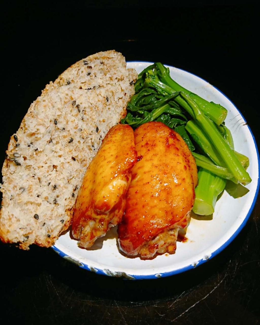 健康黑芝麻面包（免揉）