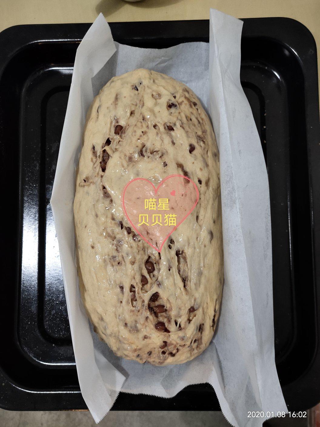 健身轻食：无油无糖高筋黑全麦粉欧包