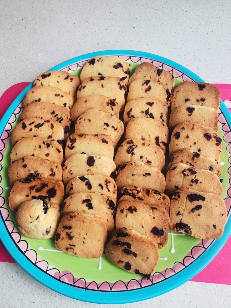 低糖少油版蔓越莓饼干
