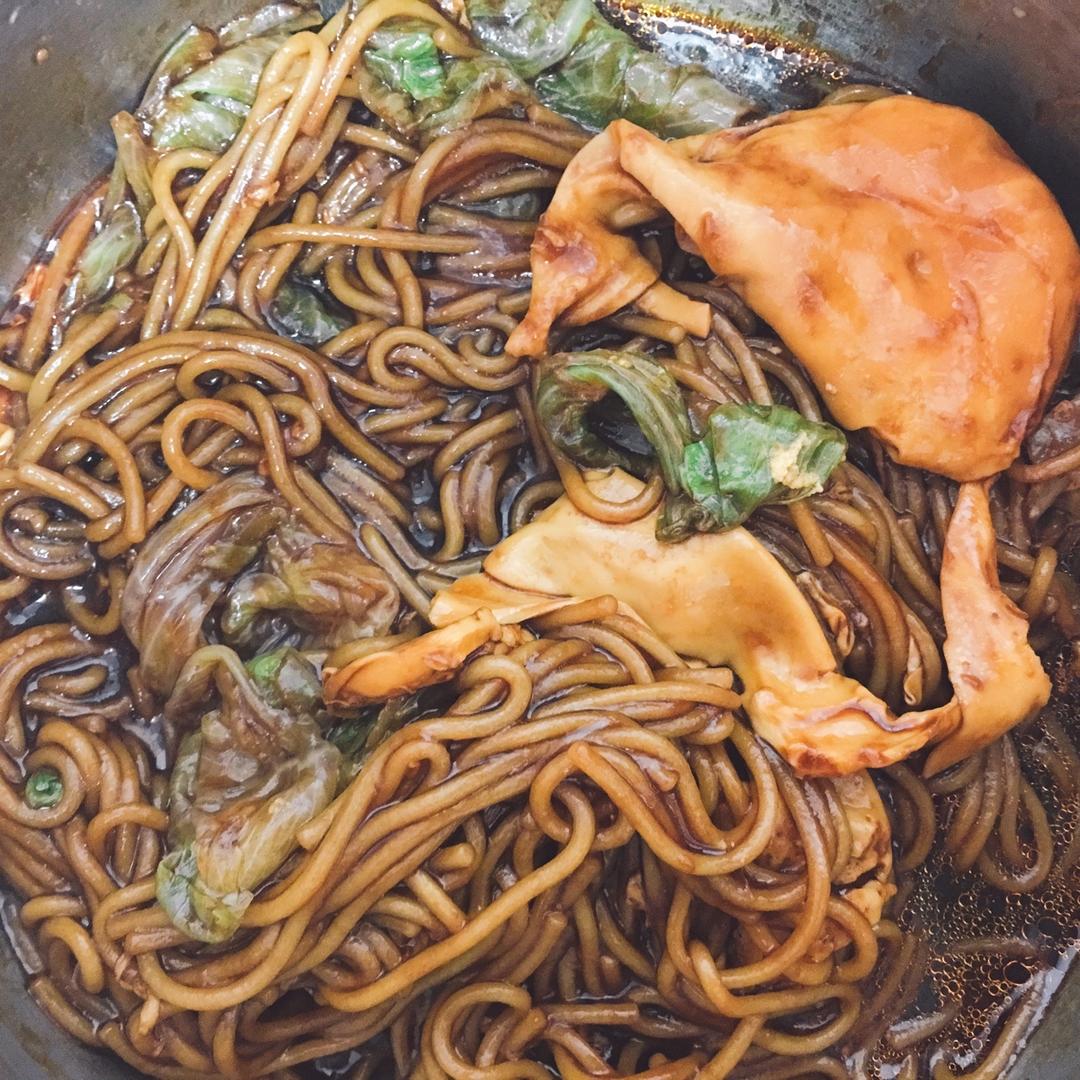 辣辣的干拌面