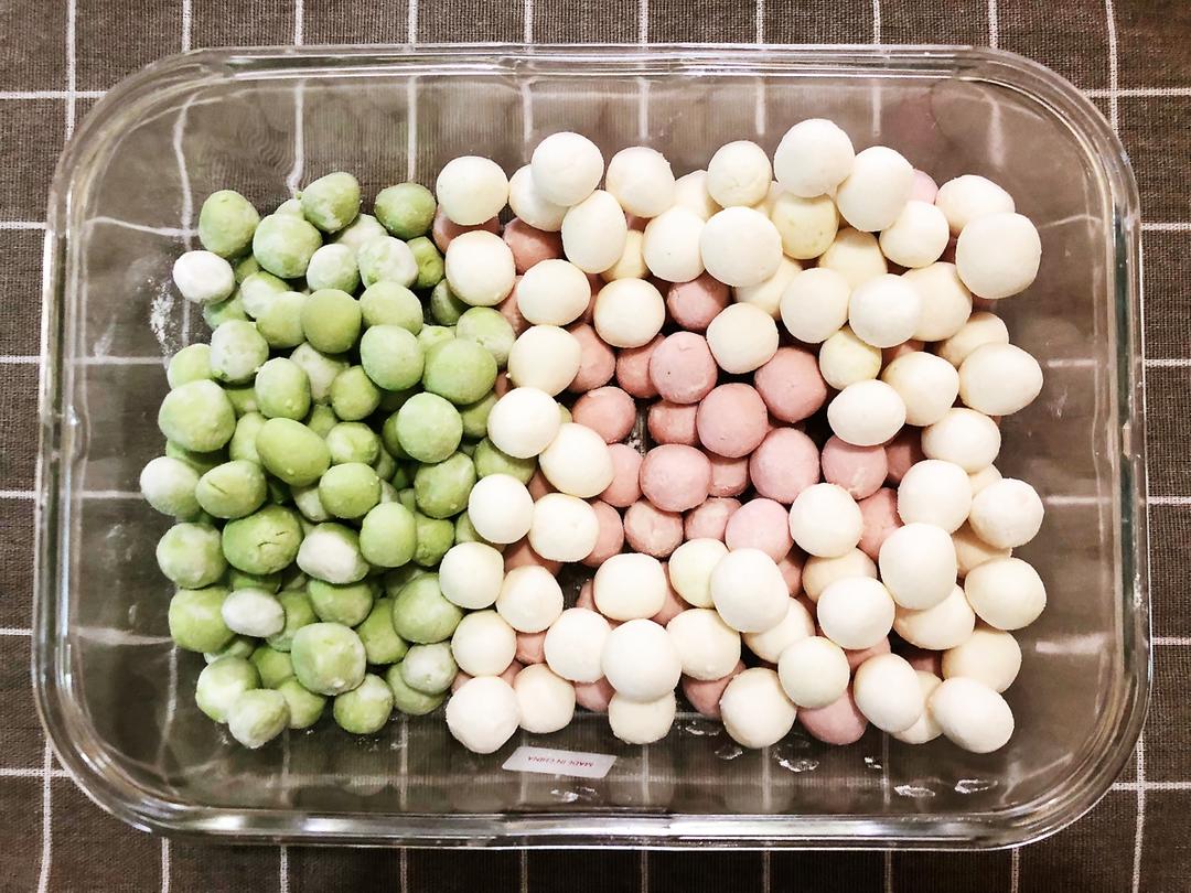 筋道不粘牙的糯米小圆子和糯米小方子