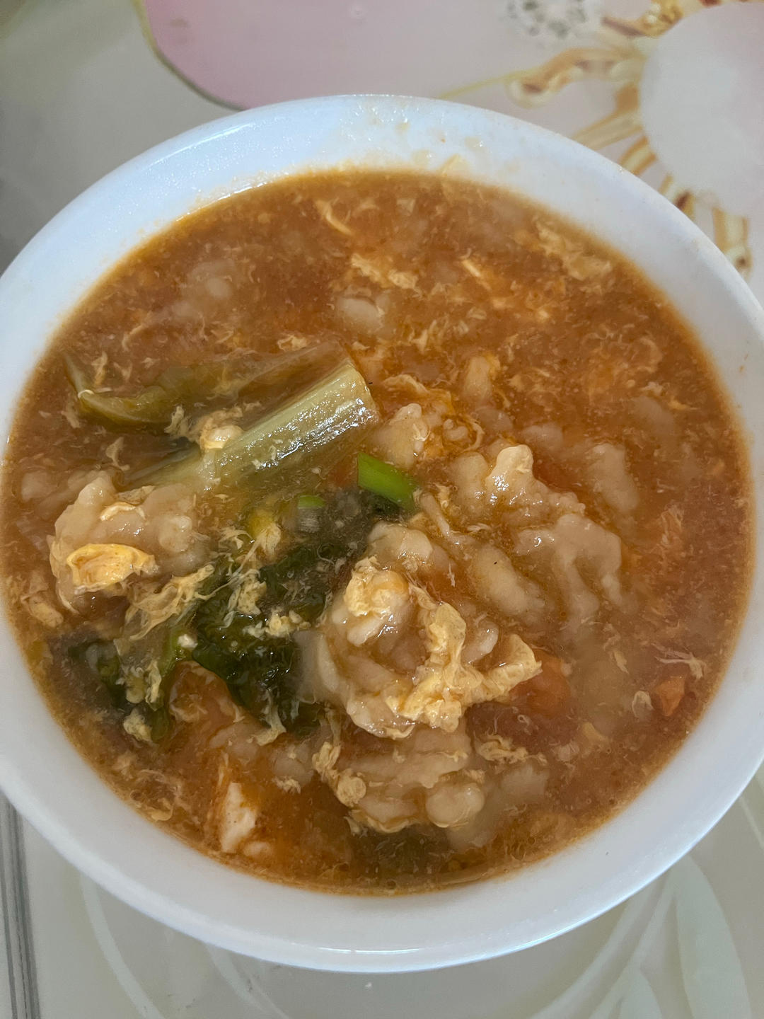 简单早餐-疙瘩汤