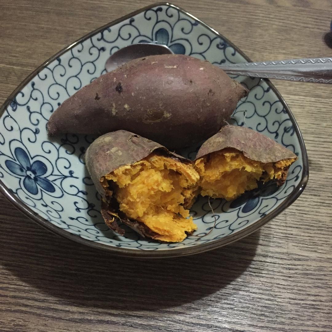 烤箱烤红薯