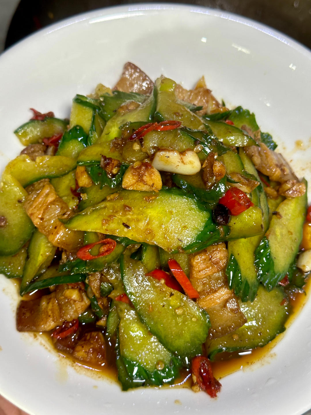 醬香五花肉炒青瓜，超香 超下飯！的做法 步驟1