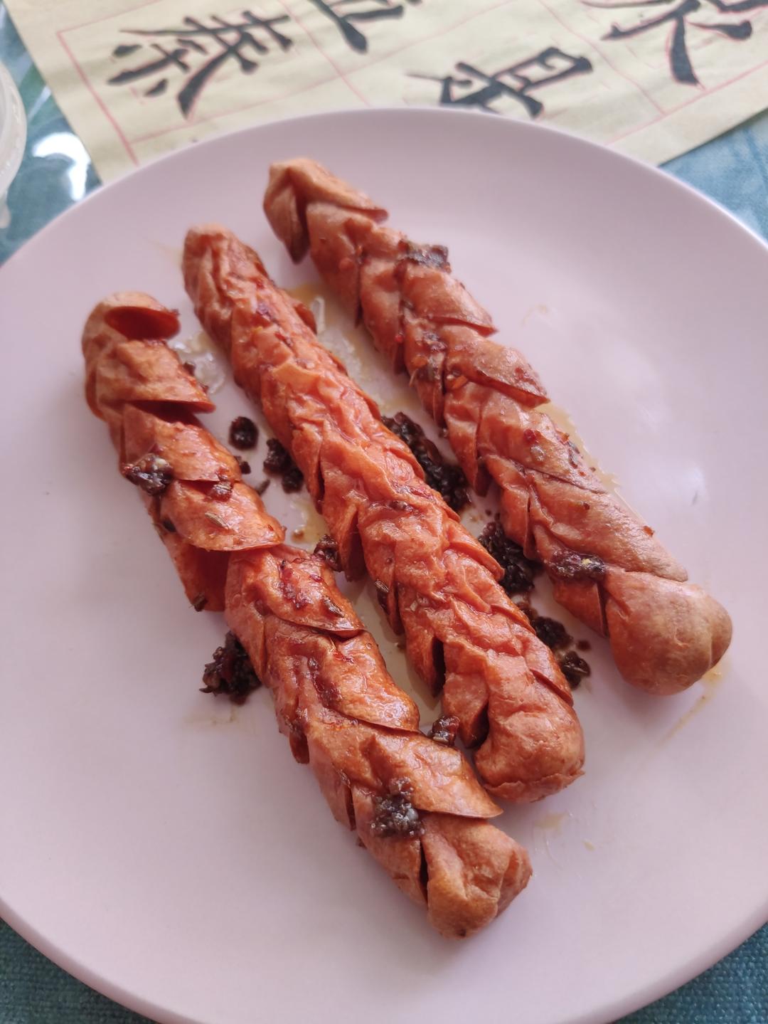 空气炸锅火腿肠