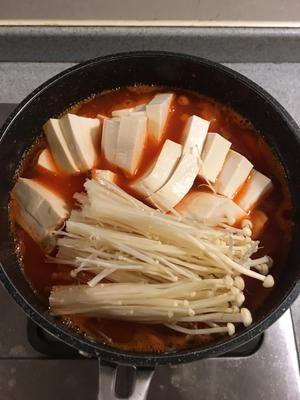韩国泡菜豆腐汤（无油）的做法 步骤6