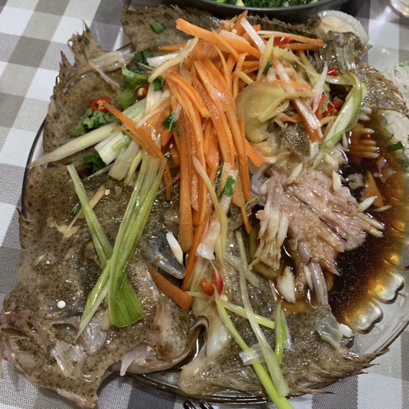 清蒸多宝鱼