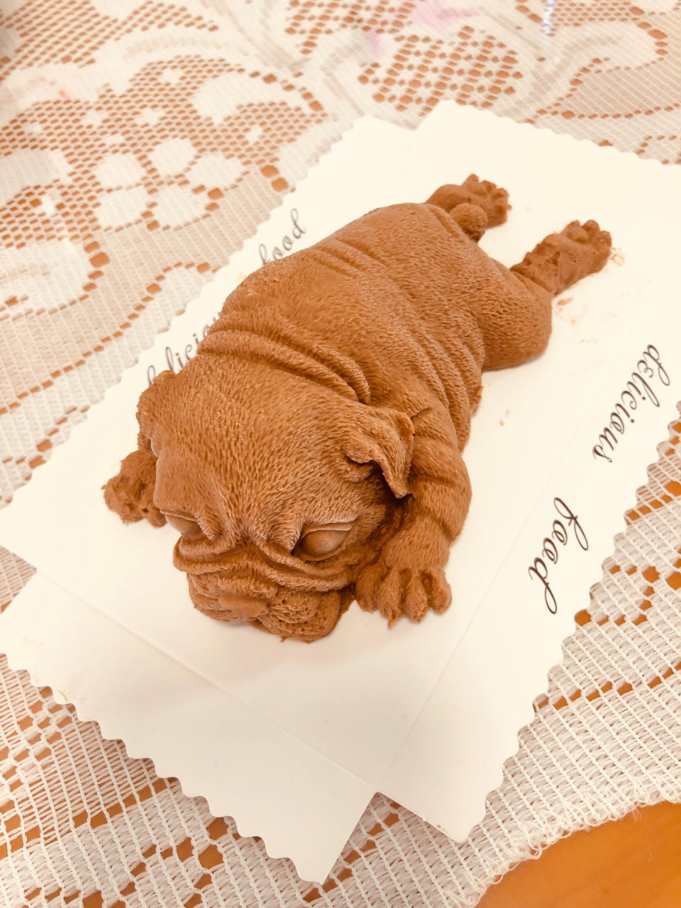 法斗巧克力慕斯蛋糕