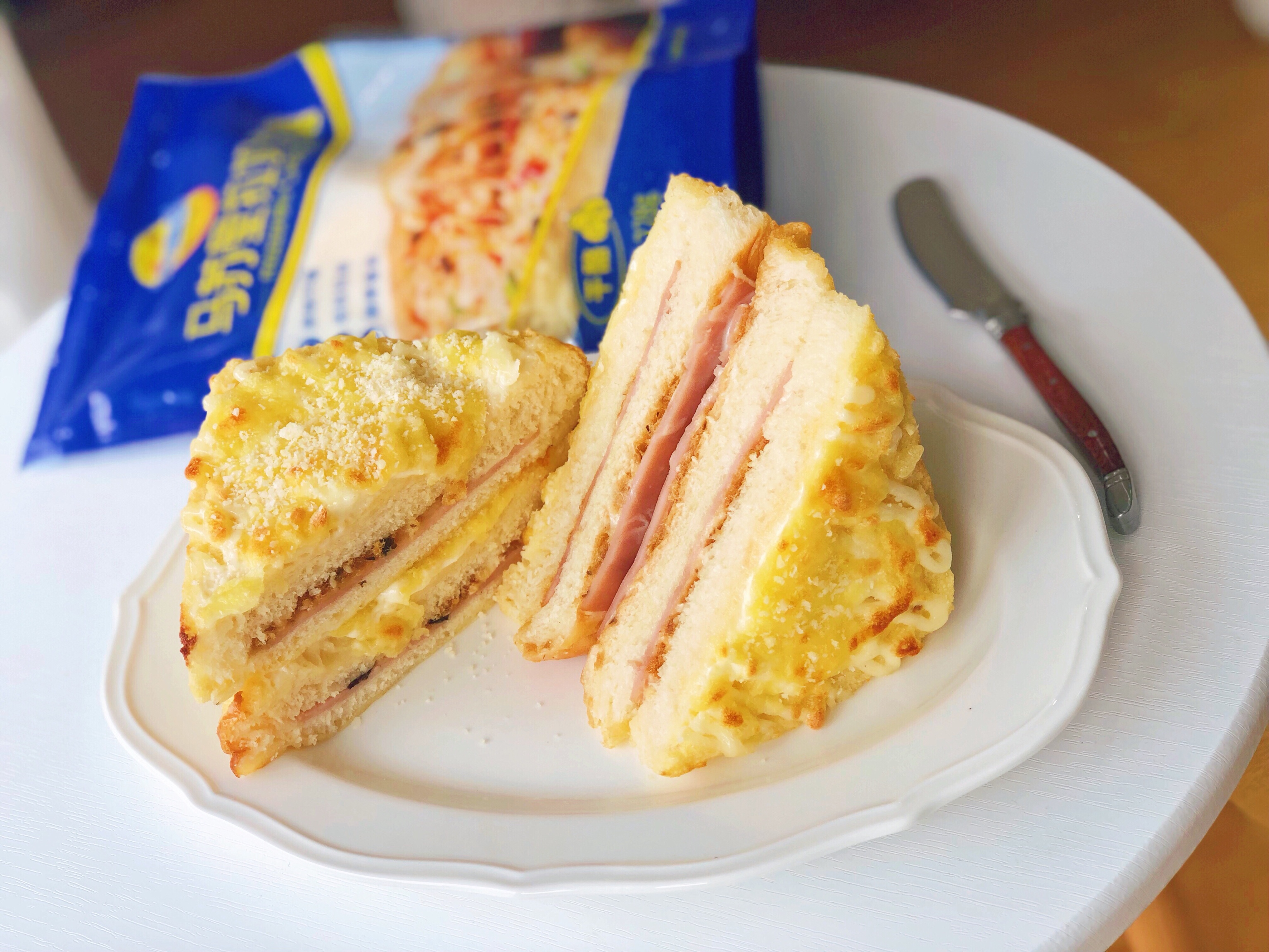 超好吃的黄金乳酪三明治🥪『快手早餐』的做法