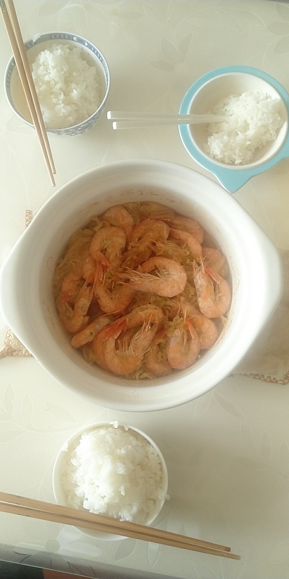 砂锅白菜炖虾的做法 步骤10
